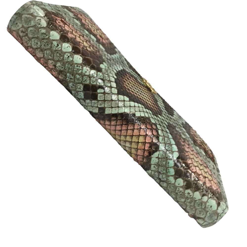 Gucci Double GG Python Zip Around Wallet Leather - image 8